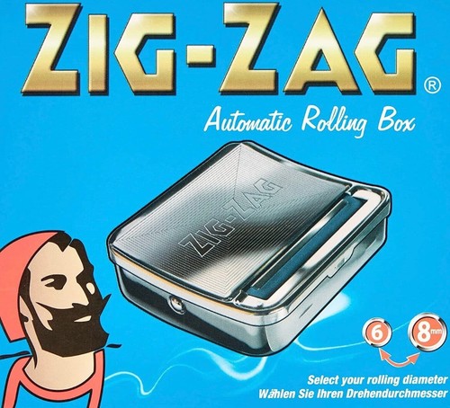 NEW Zig-Zag Tobacco Rolling Tin Automatic Slim Machine Original UK STOCK - Picture 2 of 5