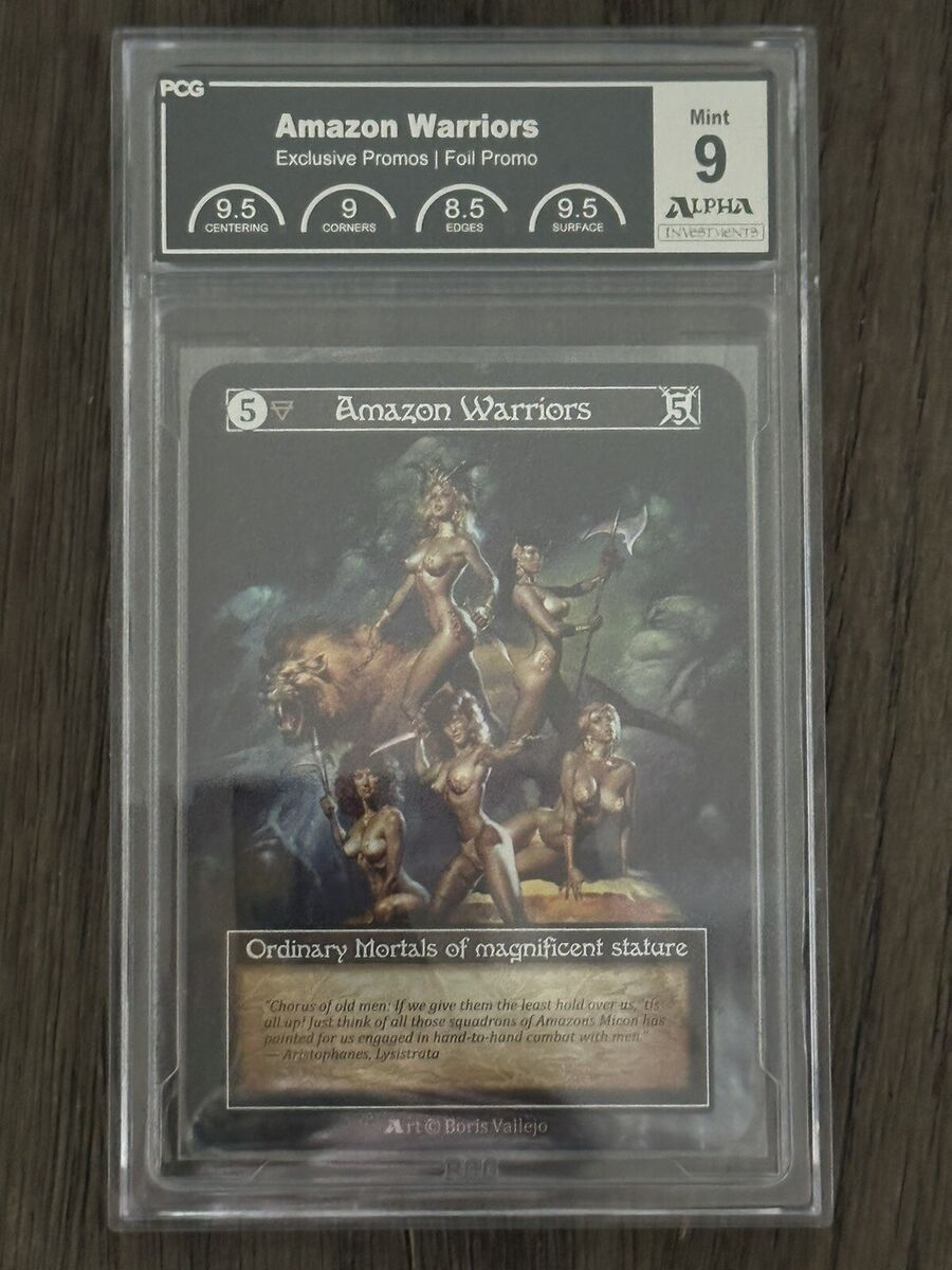 Sorcery Amazon Warriors Exclusive Promo Rare Foil PCG 9 Sorcery Amazon Warriors Exclusive Promo Rare Foil PCG 9