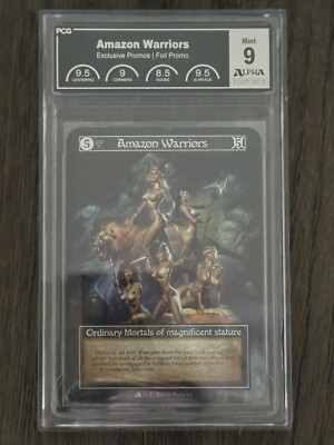 Sorcery Amazon Warriors Exclusive Promo Rare Foil PCG 9 Sorcery Amazon Warriors Exclusive Promo Rare Foil PCG 9