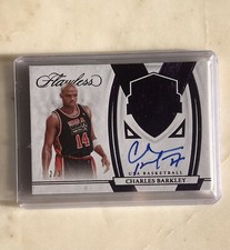 2021-22 Panini Flawless Basketball Charles Barkley Auto #USA-CBP Amethyst 2/3