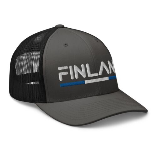Minimal Finnland Flagge Trucker Mütze Netz Finnland Trucker Kappe - Bild 11 von 13