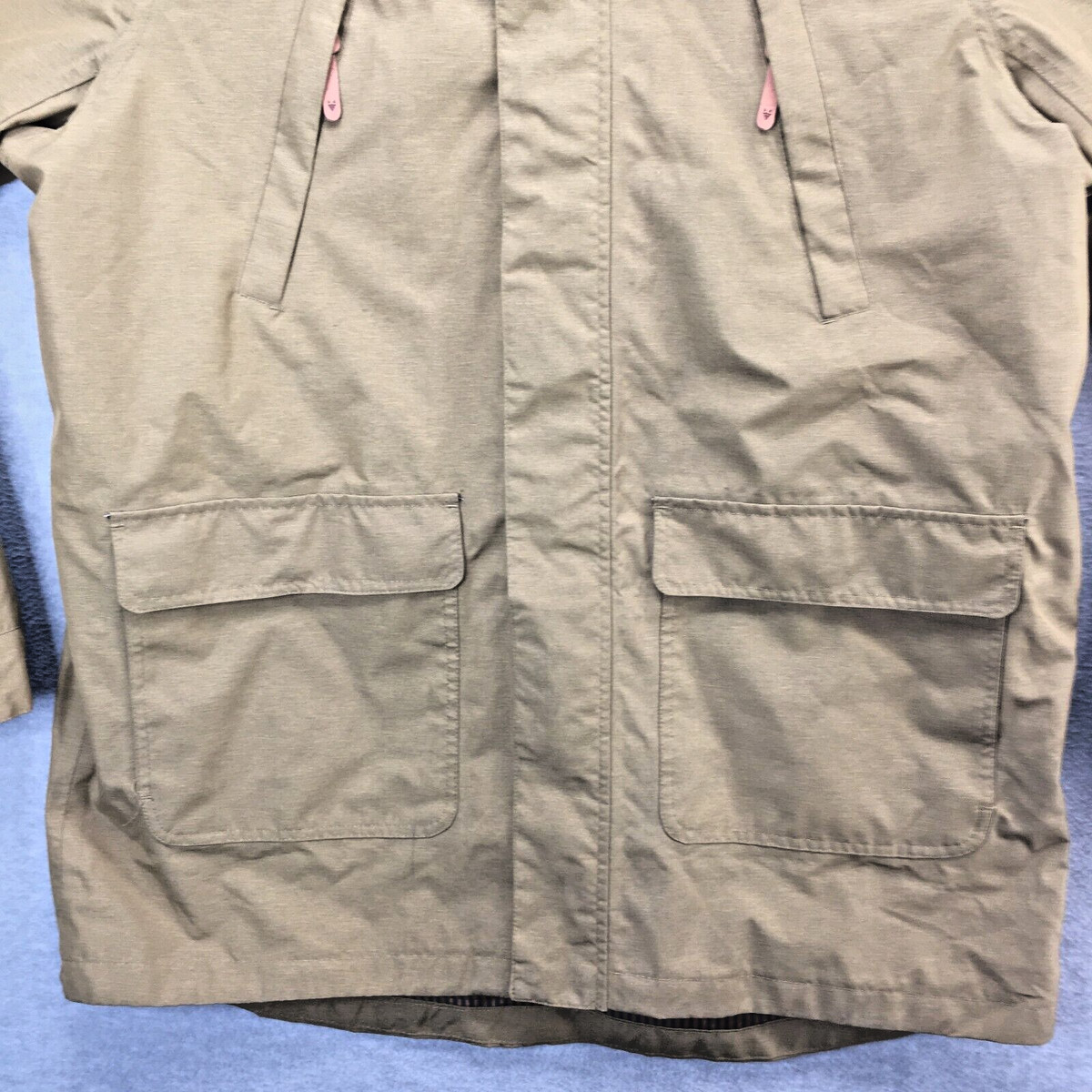 Alpha Camp Women's XL Breathable Waterproof Anorak Jacket with Hood View 2