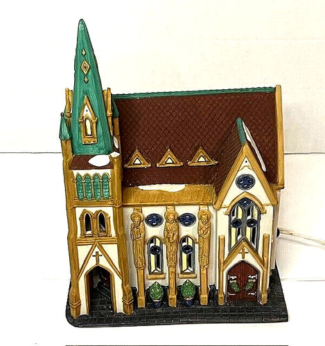 Dept 56 All Saints Corner Church Christmas in the City #56.55425 1991-1998 - Picture 1 of 24