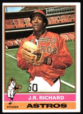 1976 Topps J.R. Richard #625 Houston Astros