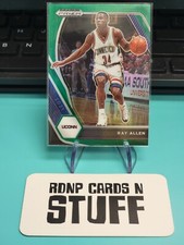 2021-22 Panini Prizm Draft Picks Prizms Green #91 Ray Allen UConn Bucks Sonics