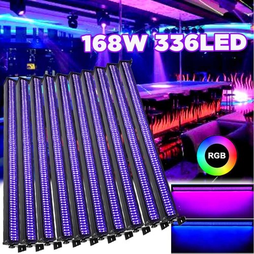 Wall Wash Light Bar 336 LED RGB 3in1 DMX Stage DJ Disco Party Strobe Beam Light
