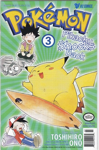 Pokemon Comics Viz #3 Pikachu Shocks Back Sehr guter Zustand + 1989 - Bild 1 von 2