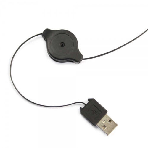 New Mini Retractable USB Optical Scroll Wheel PC Laptop Notebook Mouse Mice Us - Picture 6 of 6