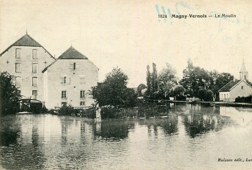 Carte MAGNY VERNOIS Moulin