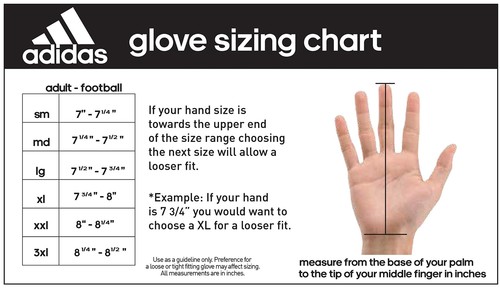 adidas ADIFAST 3.0 Adult Football Receiver Glove Medium Black/White - Bild 4 von 4