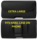 GALAXY S20 Ultra XL BELT CLIP LOOP LEATHER POUCH PHONE HOLSTER FITS HARD CASE