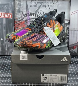 Adidas Adizero 12.0 Mismatch Football Cleats Black IG9569 Men's Size 13 RARE