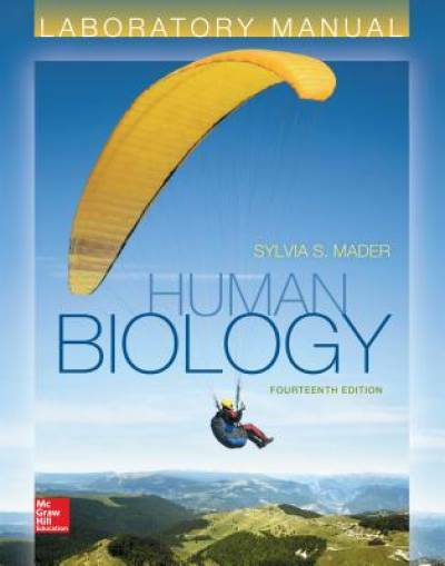Lab Manual For Human Biology By Sylvia Mader 2015 Spiral