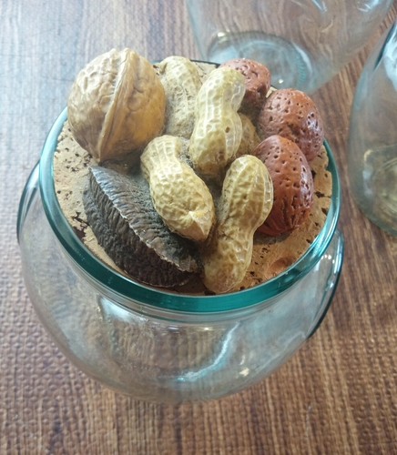 Vintage Glass Jars Tea, Flour, Nuts Made In Italy Set Of 3 - Picture 14 of 20