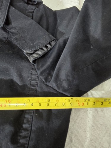 Pleated Dbl Breast Coat, MED Plaid Lined, Vtg Runs Small Matrix Vibes - Picture 9 of 14
