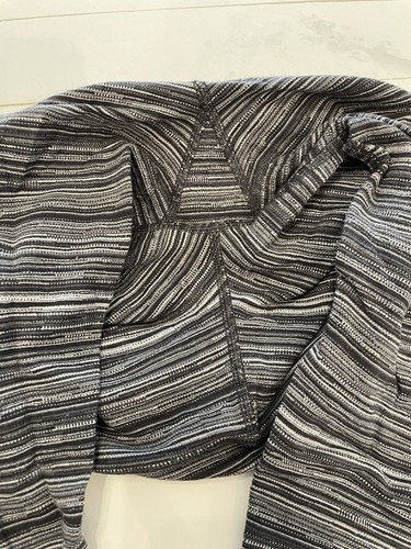 Leggings Lululemon Capris para mujer talla 6 melange teñido espacial blanco gris tejido #35 - Imagen 3 de 8