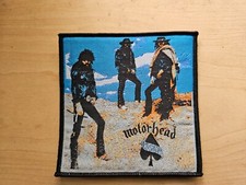 MOTORHEAD, ACE OF SPADES, SEW ON BLACK BORDER WOVEN PATCH