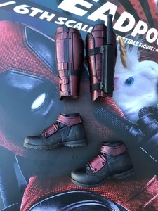 X coltello 2 attaccato Marvel e Uomo Hot con Toys Mms490 Deadpool Nuovo guaina Stivali Iwvzz1Xq