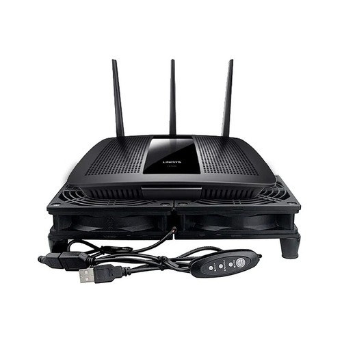 PC Lüfter USB Ventilator 2in1 Zweireihig 5V 120 mm für Computer Router PS5 XBox - Bild 22 von 23