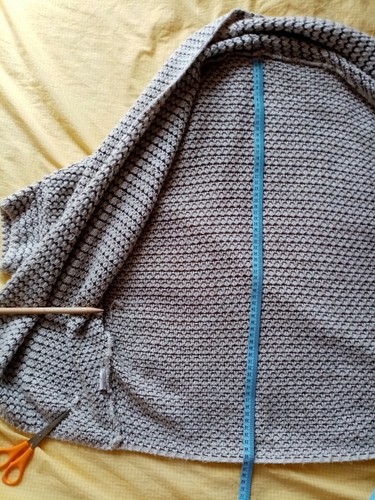 Ladies Italian mohair 40% soft wool blend Cardigan Brown Beige Short sleeve M/L - Picture 12 of 12