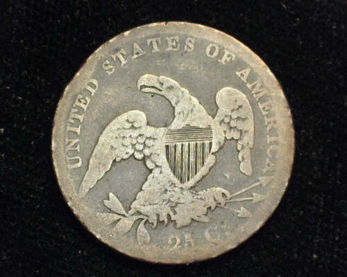 HS&C: 1837 Capped Bust Quarter G - US Coin - Picture 2 of 2