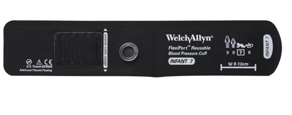 (NEW) Welch Allyn/Hillrom REUSE-07 Blood Pressure Cuff Reusable, Infant, 901043