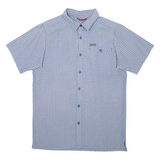 COLUMBIA Womens Shirt Blue Check XL