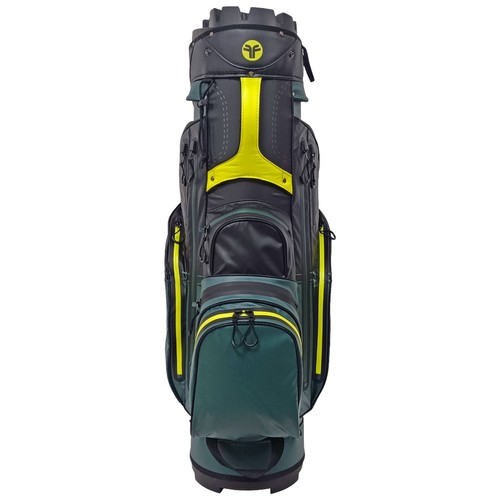 FastFold Ventura Golf Cart Bag 15-Way Organiser Divider Top Lightweight Rainhood - Picture 4 of 12