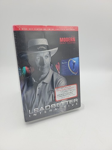 Leadbetter interactive 5 discs dvd. The Modern golf swing. Brand New And Sealed - Picture 1 of 6