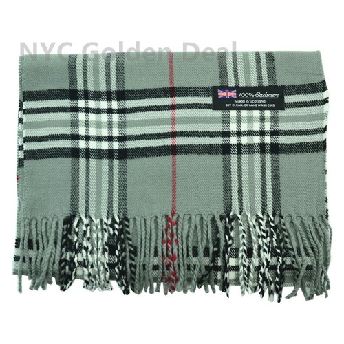 Herren Damen neu 100 % KASCHMIR warmer Warp Schal hergestellt in Schottland superweich - Bild 63 von 161