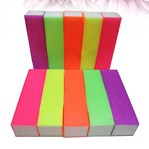 10 Pcs Fichier De Ongles À Éponge Polisseur officiel Bloc Tampon Pour Lime
