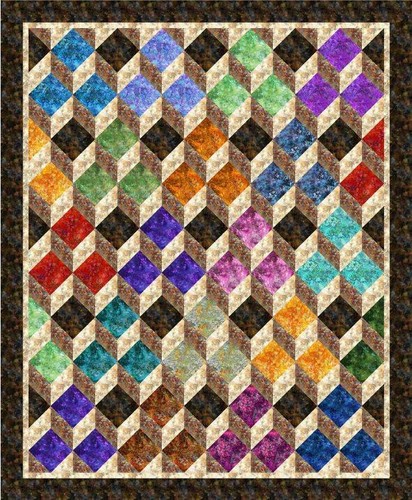 Quilting Treasures - Earthscapes - Tonal Texture - Turquoise, Fabric BTY - Picture 4 of 6