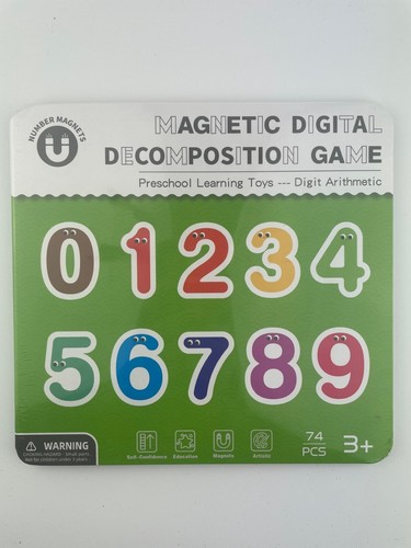 Preschool School Learning Toys 74PCs Large Cute Design Magnetic Number Magnets - Picture 6 of 7