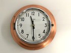 Submarine Original Wall Copper Coating Electric Citizen Clock - Made In Japan