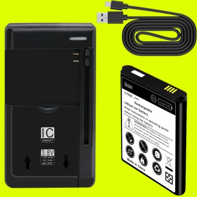 High-Performance 1600mAh Grade A Battery Charger Cable for AT&T Sonim XP3 XP3800