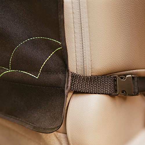 Brica Deluxe Kick Mats Car Seat Protector, Black, 2 Pack - Imagen 6 de 7