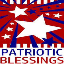 30 Custom Patriotic Blessings American Banner Personalized Address Labels