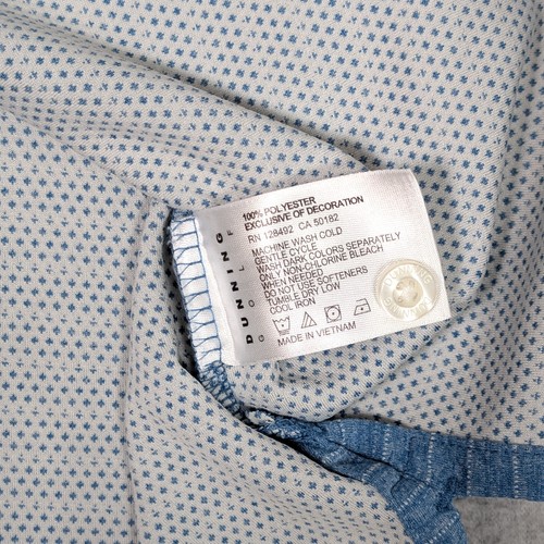 Camisa polo de golf Dunning para hombre grande manga corta Coolmax a rayas - Imagen 4 de 7