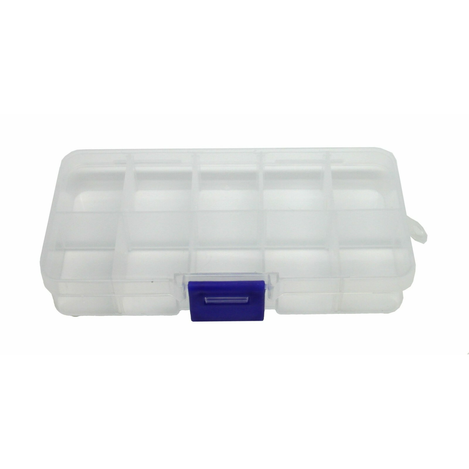 Small Plastic Storage Box With 10 Compartments 13cm x 7cm J07030L