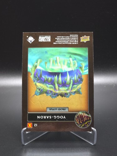Yogg-Saron 2023 Upper Deck Blizzard Wrath Of The Lich King Frost Lotus #12 - Picture 4 of 4