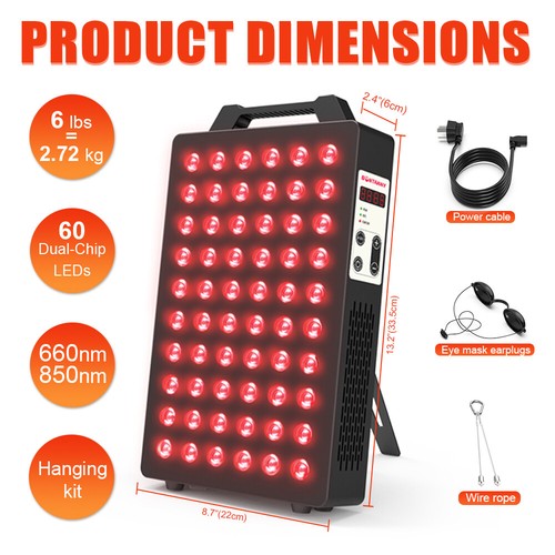 Clinical Red Light Therapy Device 630/660/810/830/850nm for Pain Relief Muscle  - Picture 14 of 36