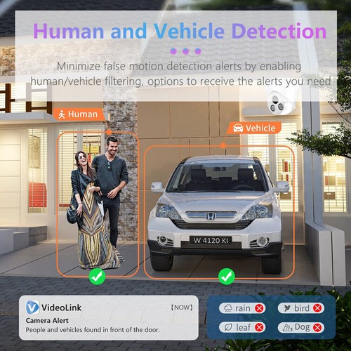 Cámara IP humana iBirdview ColorVu Hikvision compatible 8MP 4K - Imagen 5 de 15