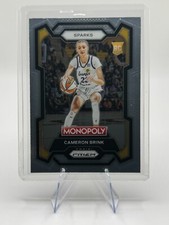 💜💛 2024 WNBA Monopoly Panini Prizm  - Cameron Brink (RC) #39 LA Sparks