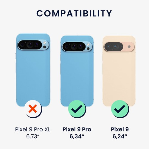 Cover per Google Pixel 9 Pixel 9 Pro Custodia Protettiva Posteriore  - Foto 2 di 8