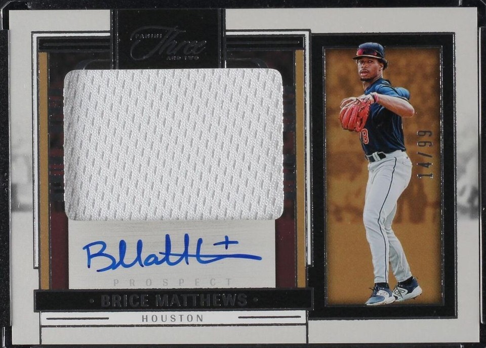 2024 Panini Three and Two - Brice Matthews #PJA-BRM - 1 of 1