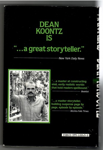 uncmn DEAN R. KOONTZ-1987-WATCHERS (hrdcvr) 1987 FIRST EDITION, DUST JACKET, A+ - Picture 3 of 6