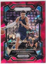 Panini Prizm Draft Picks 2024 No. 99 Victor Wembanyama Red Ice Prizm