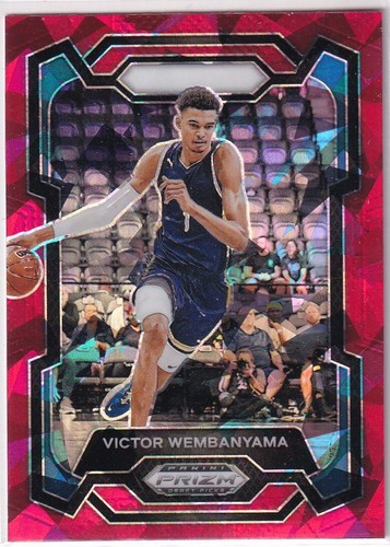Panini Prizm Draft Picks 2024 No. 99 Victor Wembanyama Red Ice Prizm - Bild 1 von 2