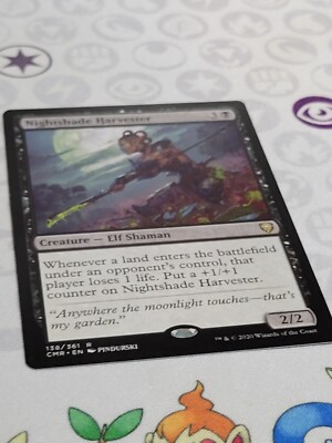 C4369 MAGIC MTG COMMANDER LEGENDS NIGHTSHADE HARVESTER #138 LP