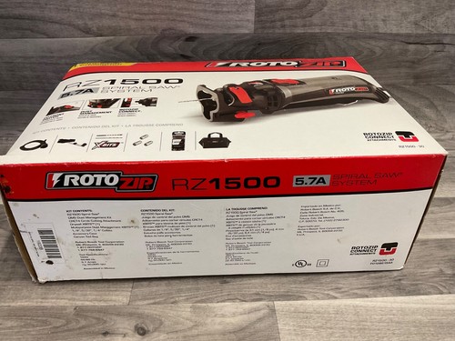 RotoZip Spiral Saw System Model RZ1500 120V-60Hz 5.7A with Bag - NEW IN BOX - Imagen 12 de 12